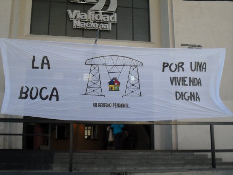 Los vecinos de La Boca unidos por el derecho a la vivienda digna