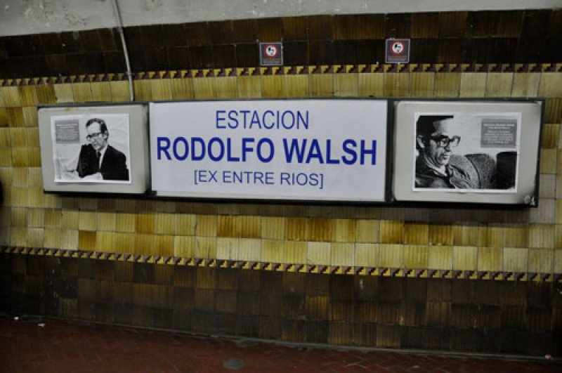 La estación “Entre Ríos” de la línea E llevará el nombre “Rodolfo Walsh”