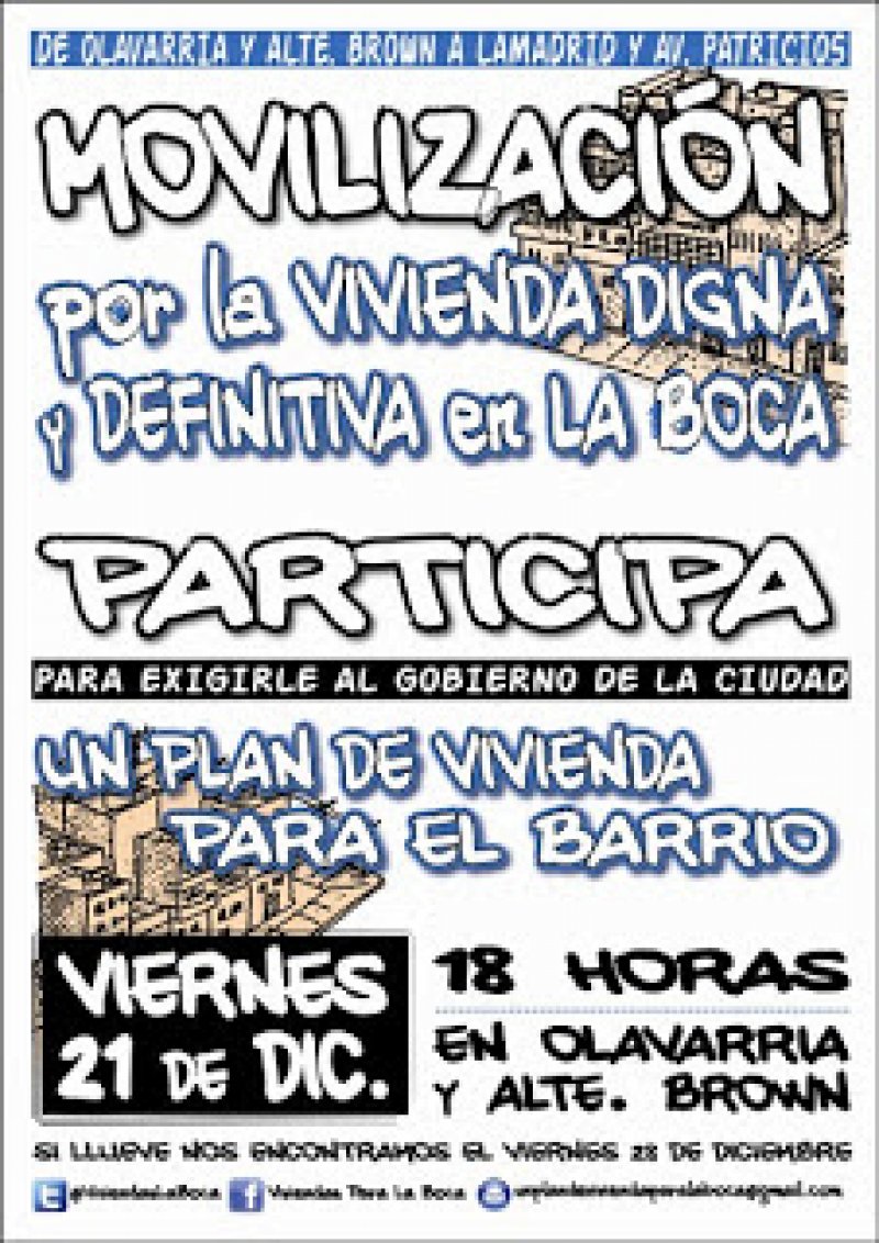 La Boca vuelve a marchar por vivienda