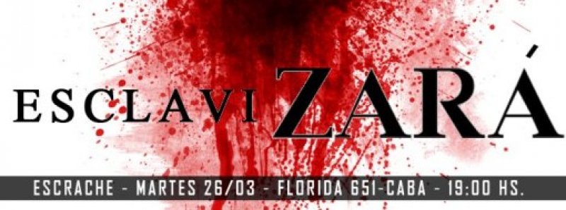 Denuncian a Zara, Ayres y Cara y Cruz por trabajo esclavo