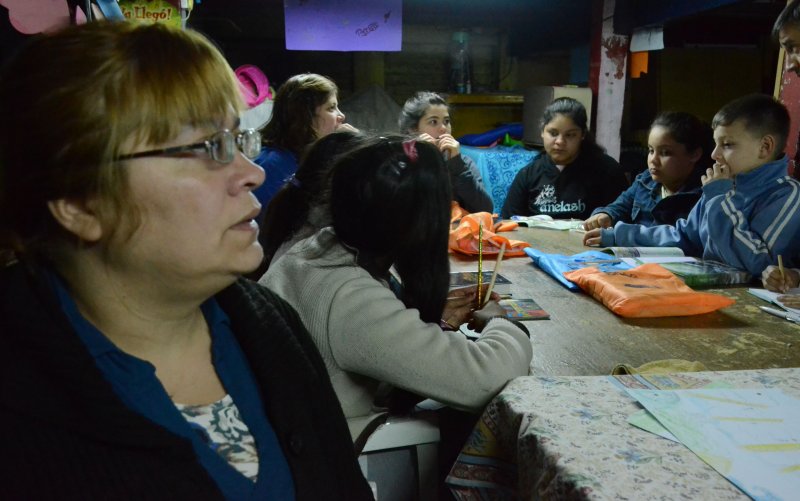 El desalojo, a las puertas de un comedor