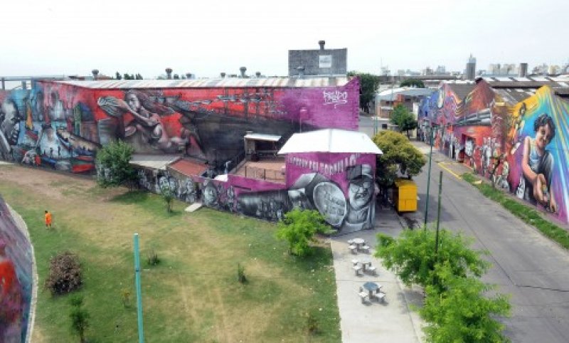 Barracas tiene el mural más grande del mundo