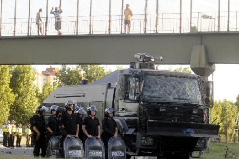 La Policía Metropolitana reprimió un piquete vecinal en Lugano