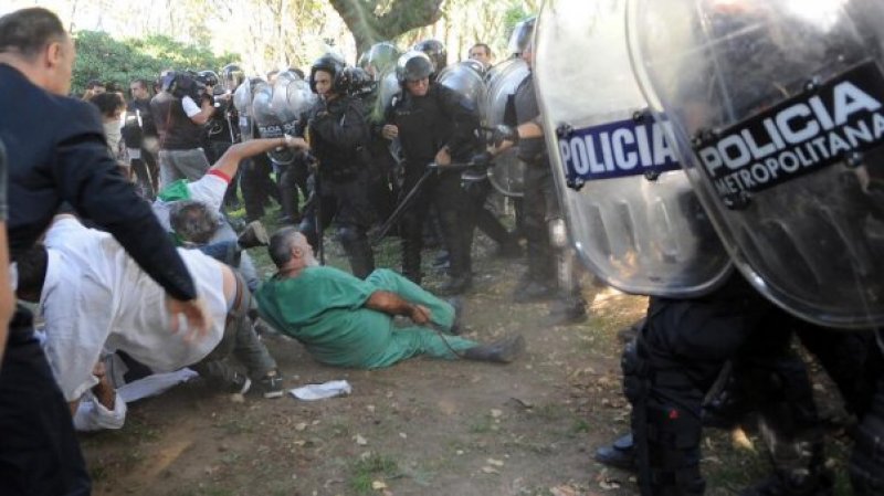 ATE se movilizó en repudio al sobreseimiento de Macri 