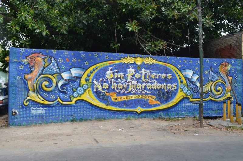 La Boca resiste y propone, también desde las paredes 