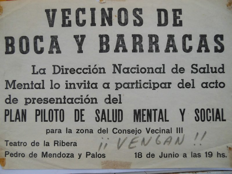 Proyecto documental: Plan Piloto La Boca-Barracas