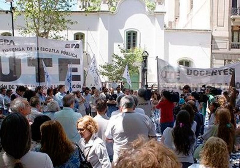 Movilización de docentes porteños