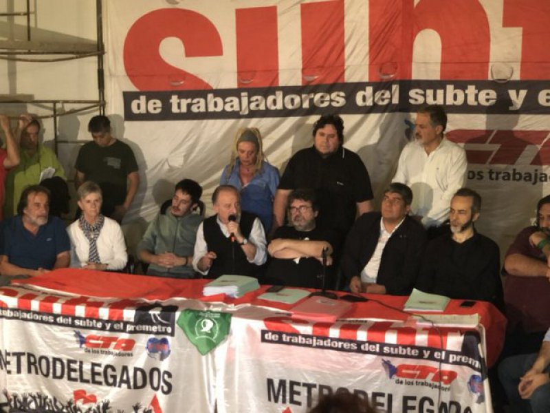 Metrodelegados continúan con el plan de lucha