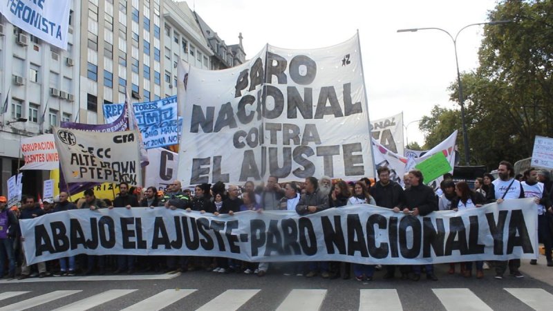 Jornada de lucha y movilización en el centro porteño