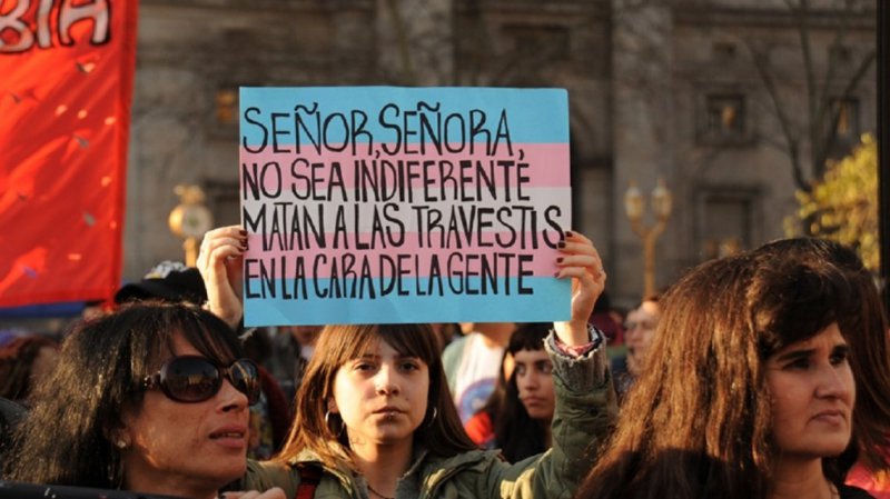 Se realiza la 4ta marcha contra los travesticidios