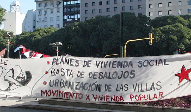 Marcha contra los desalojos