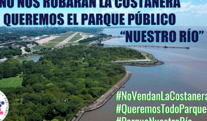 Impulsan una ley para crear un parque en la Costanera Norte