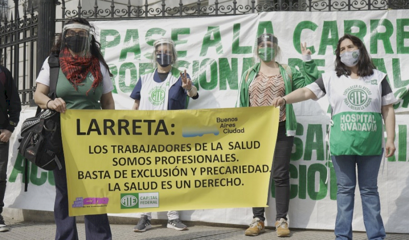 Coronavirus: Trabajadores de la salud reclaman medidas urgentes