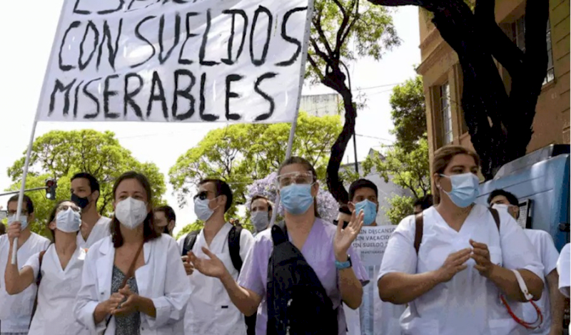 Trabajadores de la salud paran por 48 horas