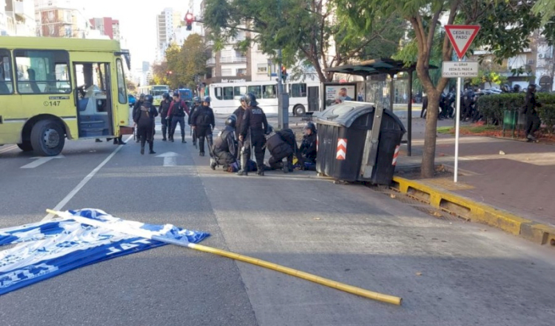 El Gobierno porteño reprimió una movilización cartonera