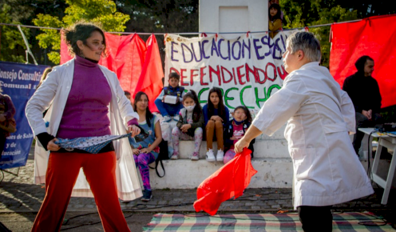 Festival contra el recorte de Larreta en las Escuelas especiales