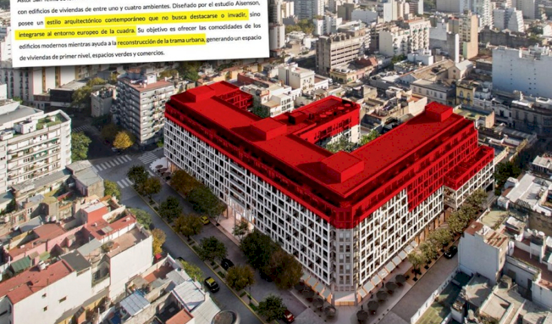 Deberán cortarle dos pisos al edificio Astor de San Telmo