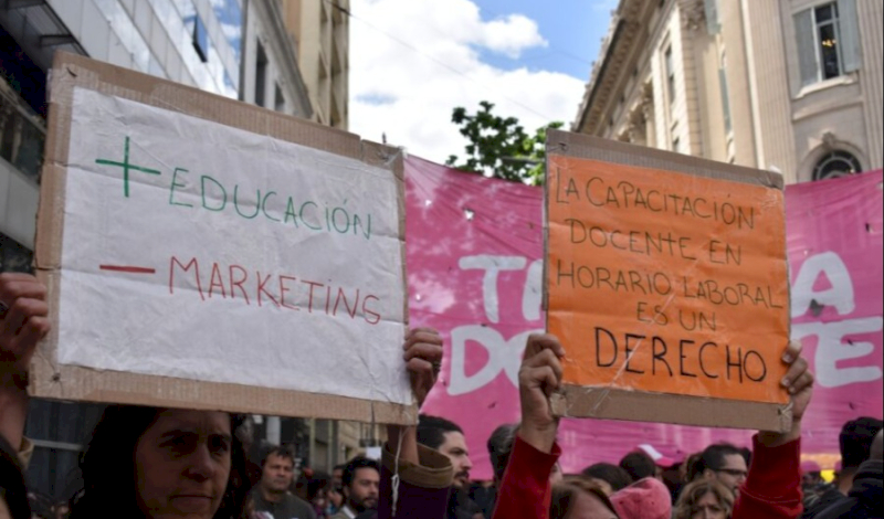 Docentes porteños en lucha