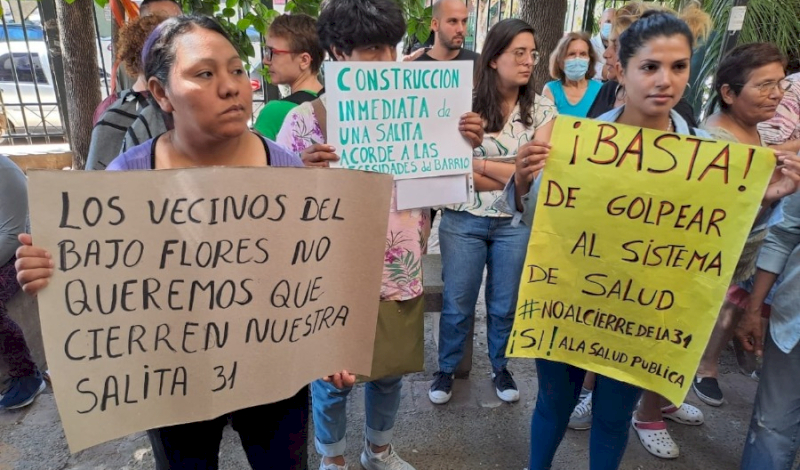 Cerró el CeSAC de Bajo Flores por falta de mantenimiento