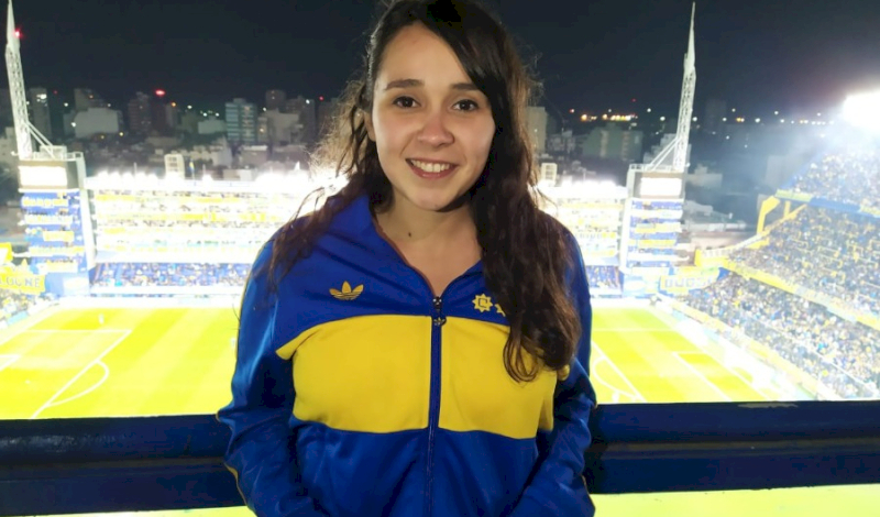 La Bombonera tiene voz de mujer