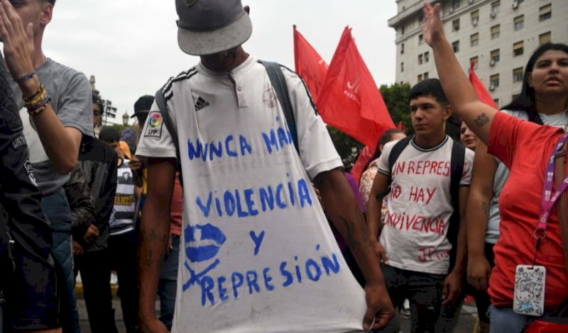 Denuncian el protocolo anti protesta frente a la CIDH y la ONU