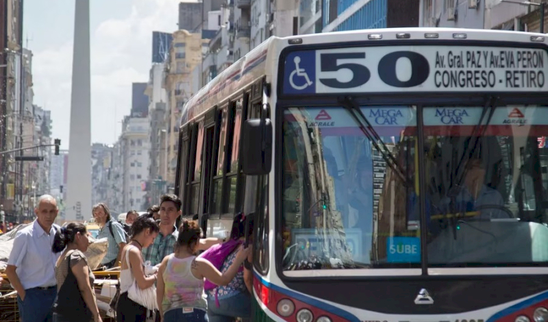 El transporte público aumenta un 45 por ciento