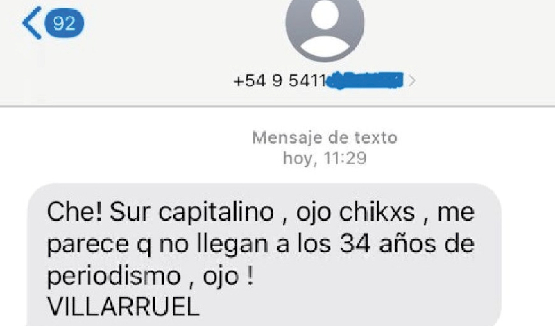 Amenazas contra Sur Capitalino