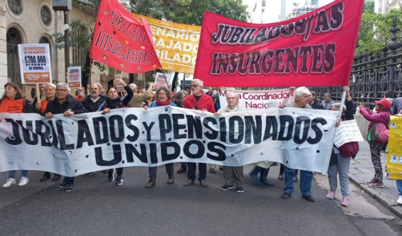 Jubilados organizados frente al ajuste