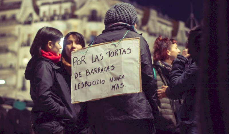 Marcha por el triple lesbicidio de Barracas