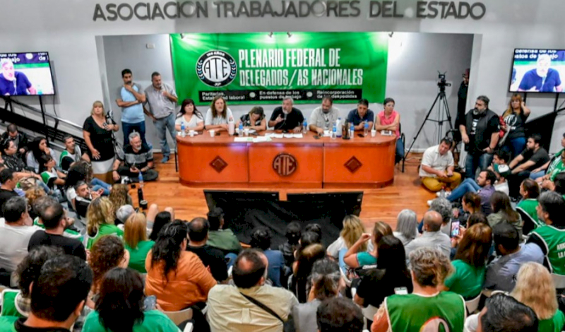 Trabajadores de ATE realizarán una olla popular contra los despidos