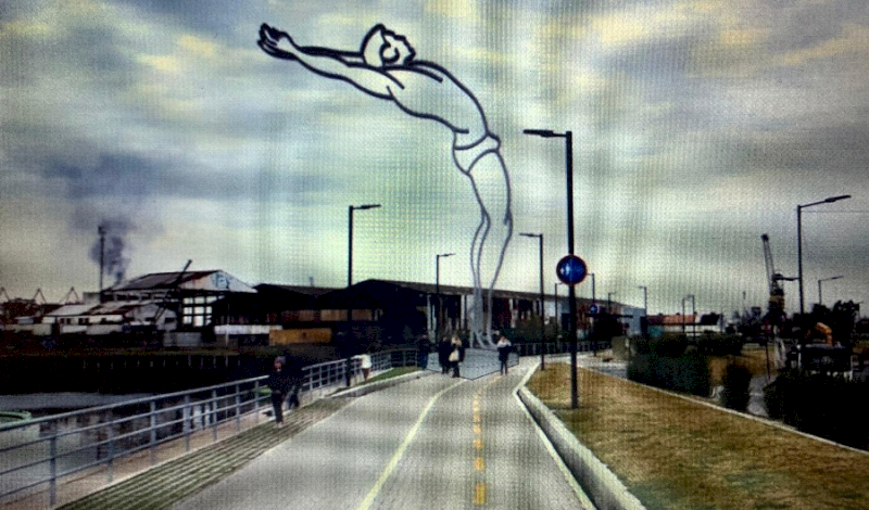 Polémica por una escultura en La Boca